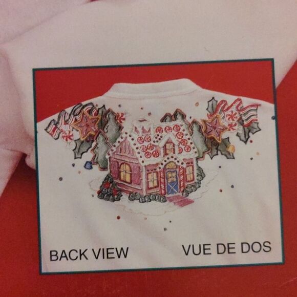 vintage Cardigan holiday Xmas‎ Fabric cutouts🌈5 for $25 - Picture 5 of 10